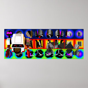 GMT 24 Heures Project Pop Psychedelic Ram Poster