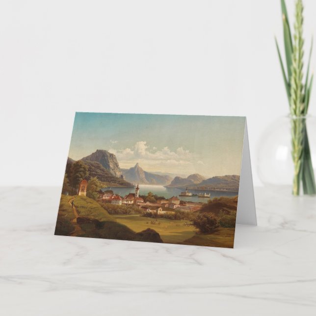 Gmunden mit Schloss Ort | Johann Wilhelm Jankowsky Kort (Framsida)