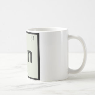 Gn - Gin kemi Periodic Bord Symbol Kaffemugg