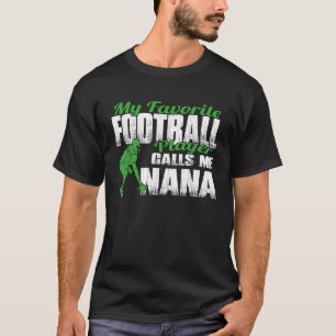 GN Min favoritfotbollsspelare kallar mig Nana Foot T Shirt