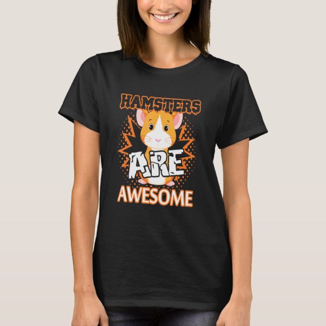 Gnagare i flickhamster är Fantastisk T Shirt (Framsida)