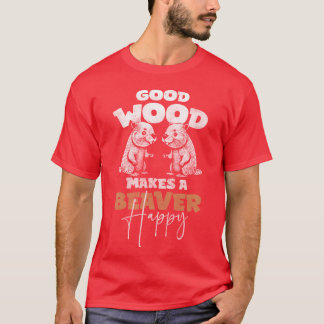 Gnagdjur Dambyggare Djur Damm vän T Shirt