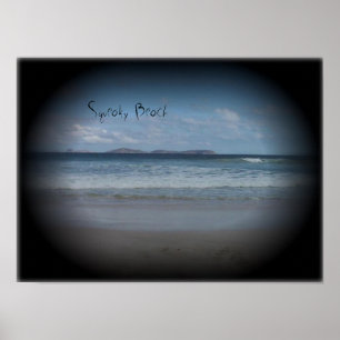 Gnällig strand 1 poster