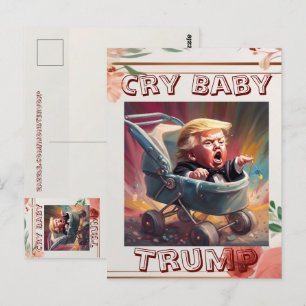 Gnällig Trump Postkort Vykort
