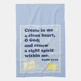 Gnälliga rena Rubber Duckie räcker handduken Kökshandduk