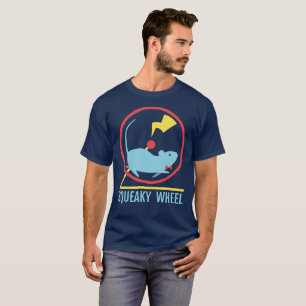 Gnälligt rulla manar den mörka färgskjortan t shirt