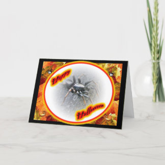 Gnaphosid Spider Happy halloween-kort Kort