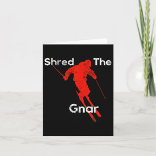 Gnar Powder Skiing Snowboarding S Kort