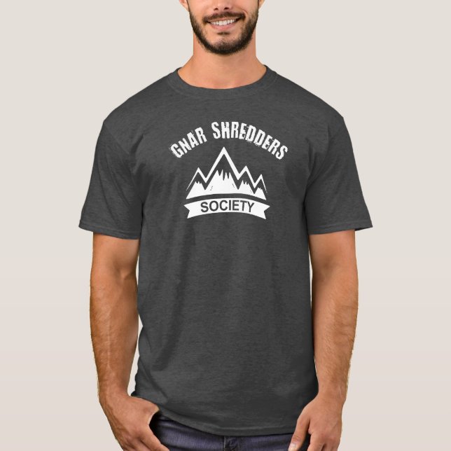 Gnar Shredders Society T Shirt (Framsida)