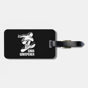 Gnar Whisperer Snowboarding Bagagebricka