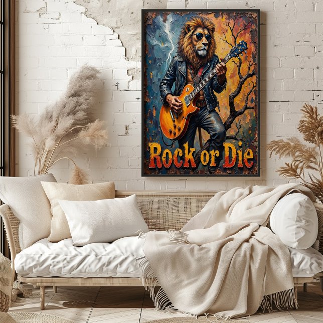 Gnarled Rhythms: Lejona Bare Träd-stammar Poster (Skapare uppladdad)