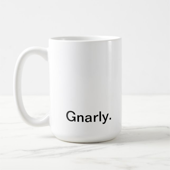 Gnarly mug. kaffemugg (Vänster)