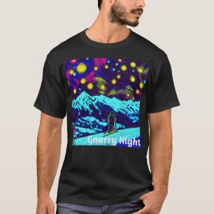 Gnarry Nightski Van Gough roligt apres ski ski pun T Shirt