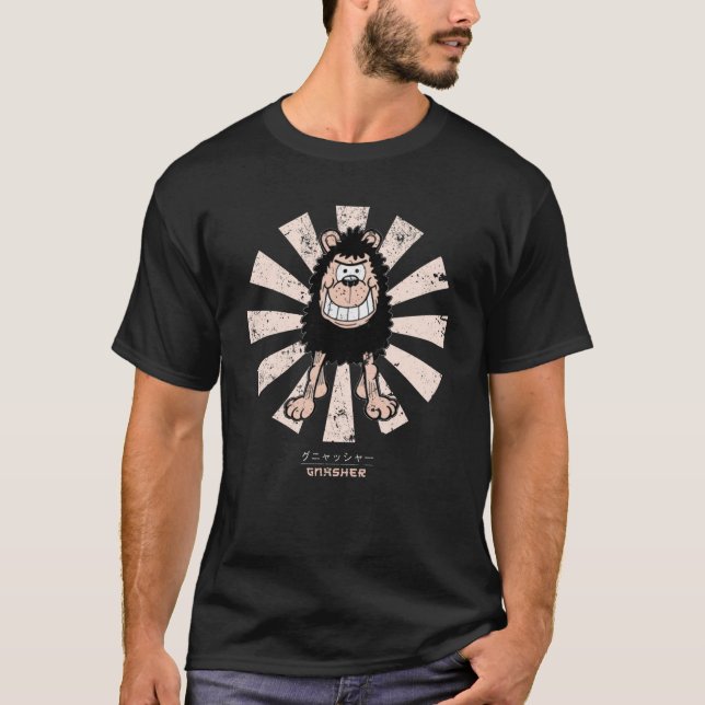 Gnasher Retro Japansk Essential T Shirt (Framsida)