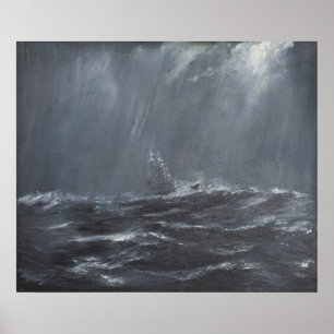 Gneisenau Storm i Nordsjön 1940. 2006 Poster