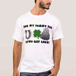 Gnid min Tummy ser, om du får den lyckliga Tee Shirt