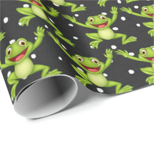 Gnida grodor på Polka dots Presentpapper