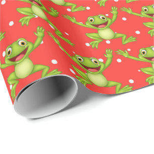 Gnida grodor på Polka dots Presentpapper