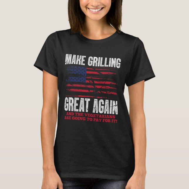 Gnilla Underbar igen, lustigt Bbq Pit Master T Shirt (Framsida)