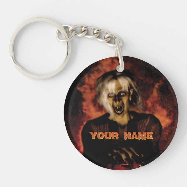 Gnisig häxa med pumpa. Halloween (Framsidan)