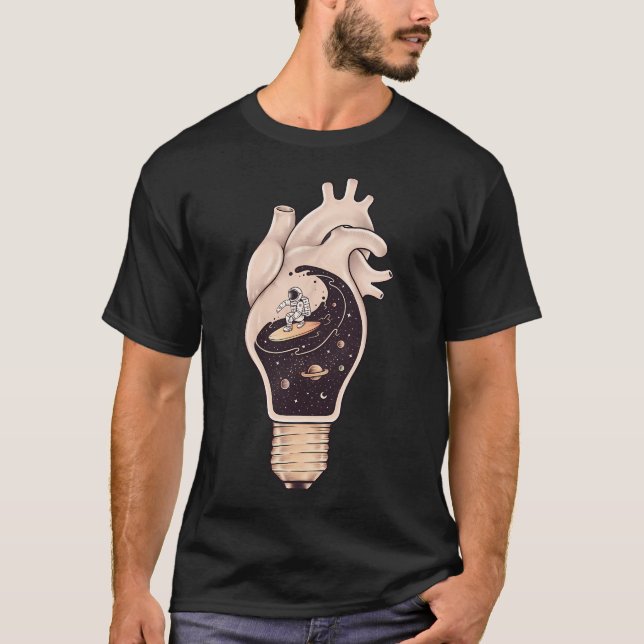 Gnist av en ny idé t shirt (Framsida)