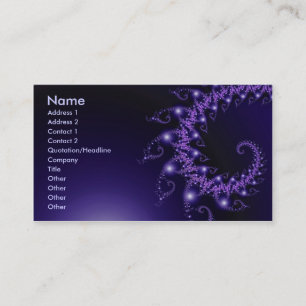 Gnistra 3 Abstrakt Fractal Fine Art Visitkort