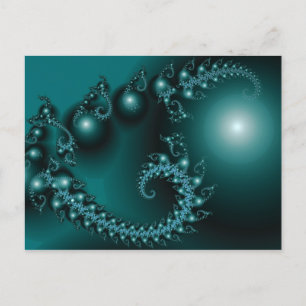 Gnistra 3 Abstrakt Fractal Fine Art Vykort