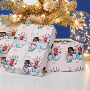 Gnistra Afrikas Sjöjungfru Wrapping Papper Presentpapper