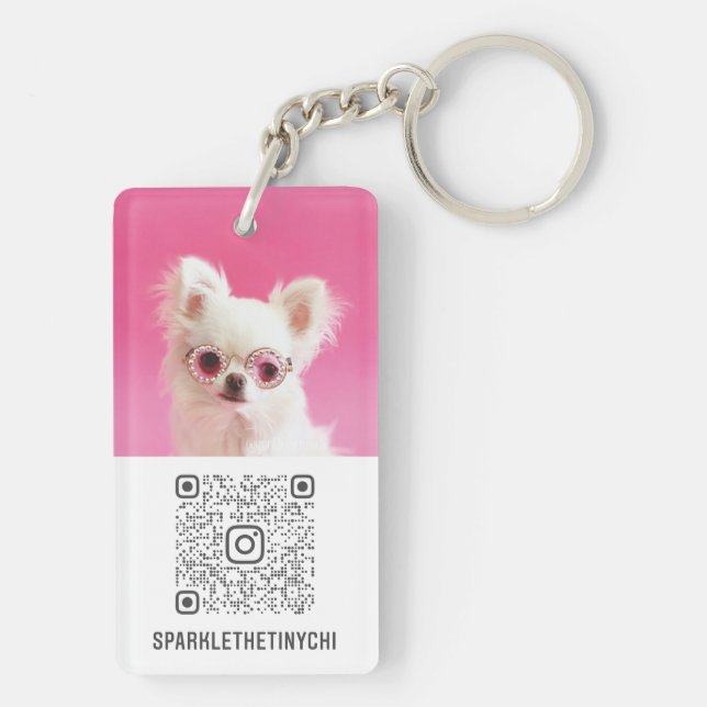 Gnistra | Anpassningsbar Photo Social Media QR-kod (Baksidan)