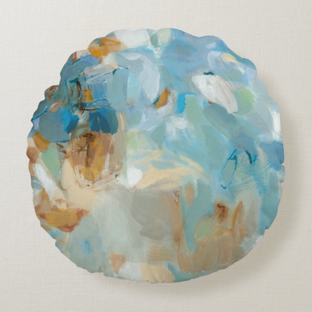 Gnistra Beach Rund Kudde (Framsidan)