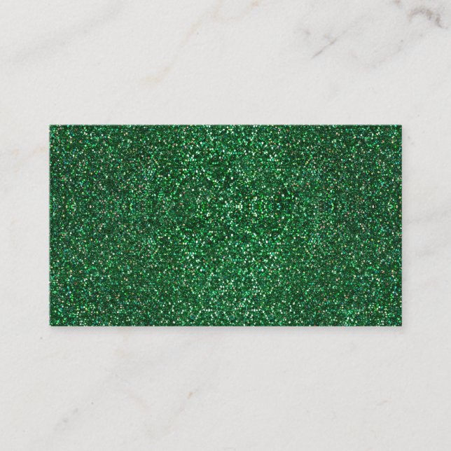 Gnistra Bright Grönt Dot-St patricks day Visitkort (Framsida)