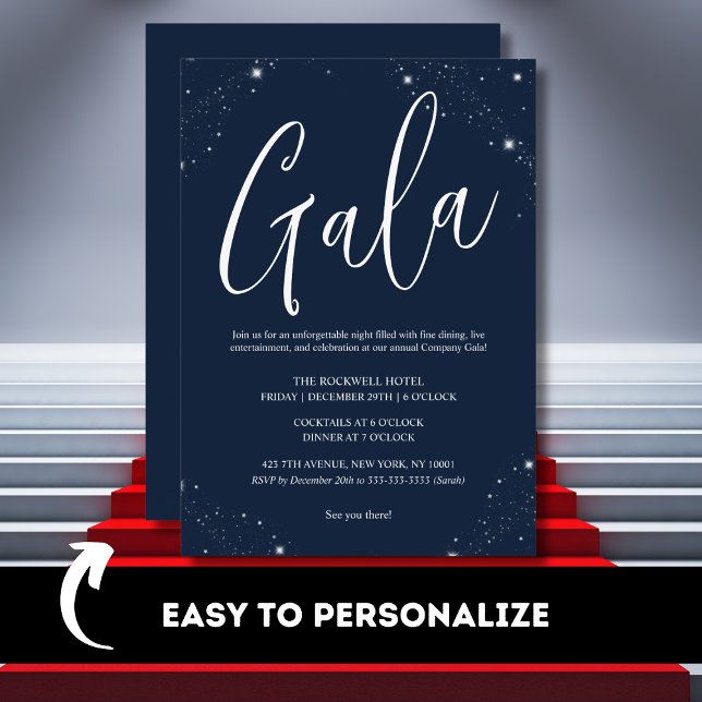 Gnistra Corporate Company Gala-inbjudan till evene Inbjudningar (Skapare uppladdad)