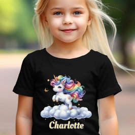 Gnistra Encorns magiska moln namn svart T Shirt