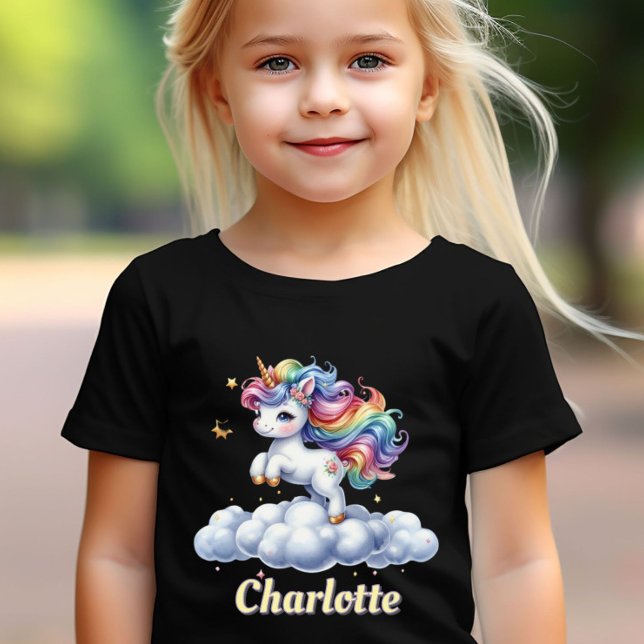 Gnistra Encorns magiska moln namn svart T Shirt (Skapare uppladdad)
