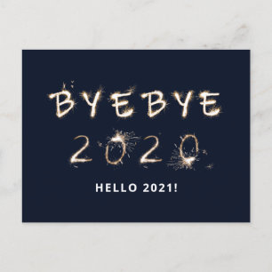Gnistra Farväl 2020 Hej 2021 Helg Vykort
