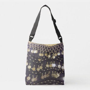 Gnistra Faux Guld Mynt Hip Scarf Axelväska