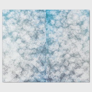 Gnistra för Bokeh Snowflakeglitter Presentpapper