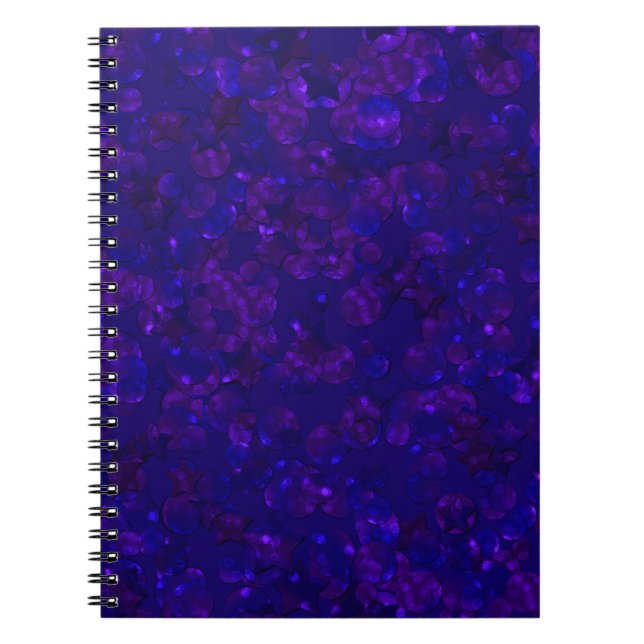 gnistra för glitter-bokeh anteckningsbok (Framsidan)