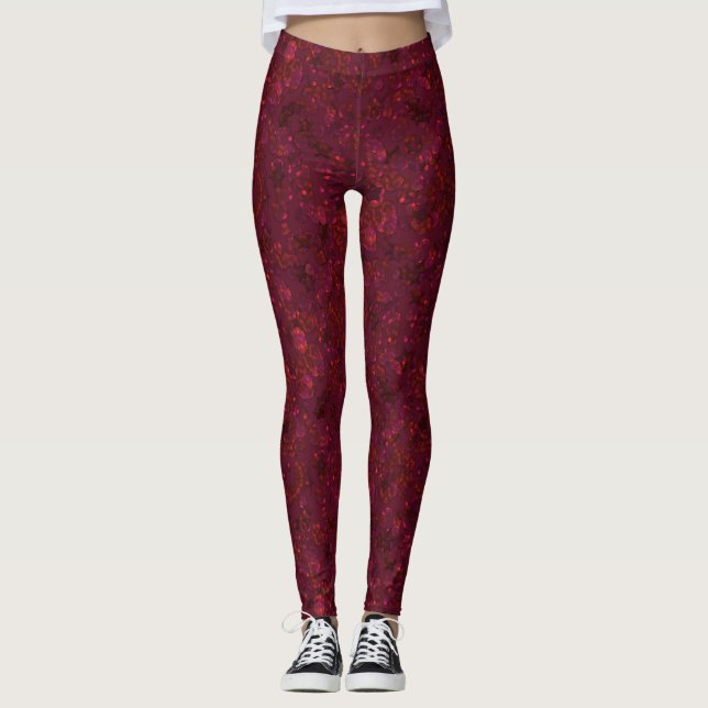 gnistra för glitter-bokeh leggings (Framsida)