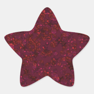 gnistra för glitter-bokeh stjärnformat klistermärke