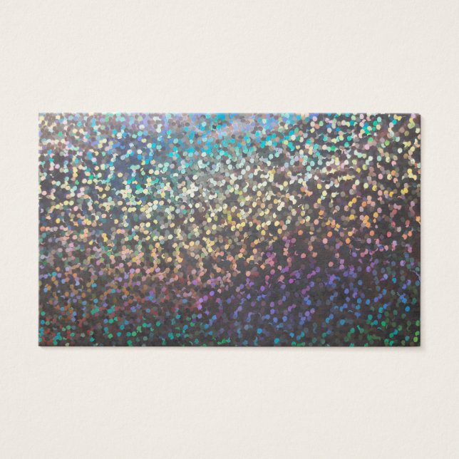 gnistra för glitter-bokeh visitkort (Framsida)
