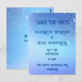 Gnistra för Grönt av elegant för Bröllop Vykort