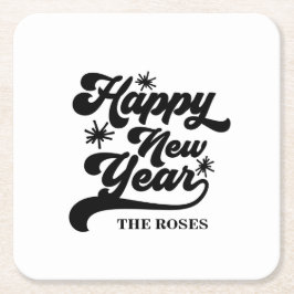 Gnistra för nyår underlägg papper kvadrat