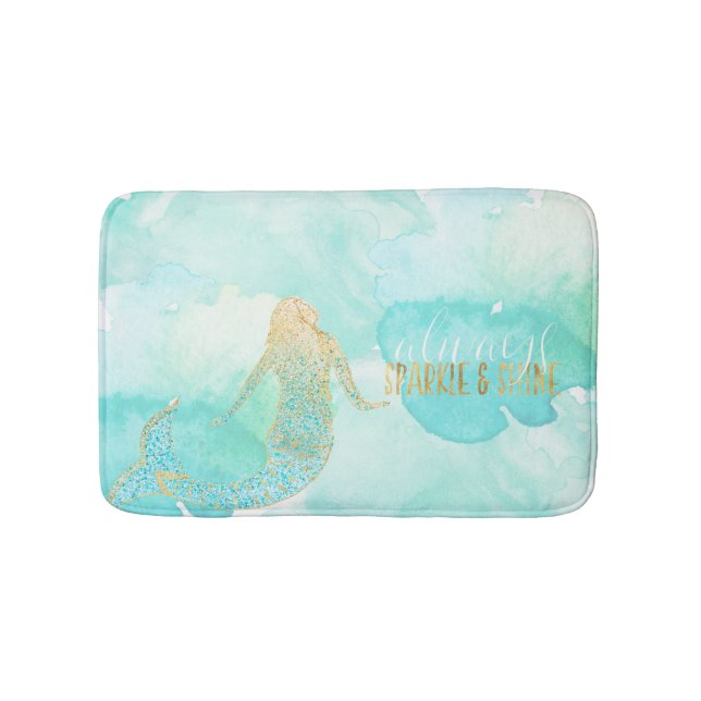 Gnistra för sjöjungfruAquaguld Badrumsmatta (Framsidan)