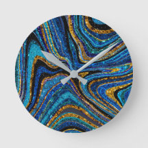 Gnistra Glam Glitter gigly marble art blue