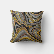 Gnistra Glam Glitter gilimarble art grått guld