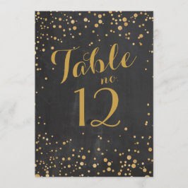 Gnistra Glitter Bordsnummer Signs