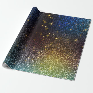 Gnistra glitter med färggradient färg presentpapper