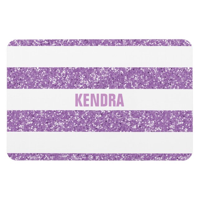 Gnistra Glitter Titta på Rand Premium Magnet (Horisontell)