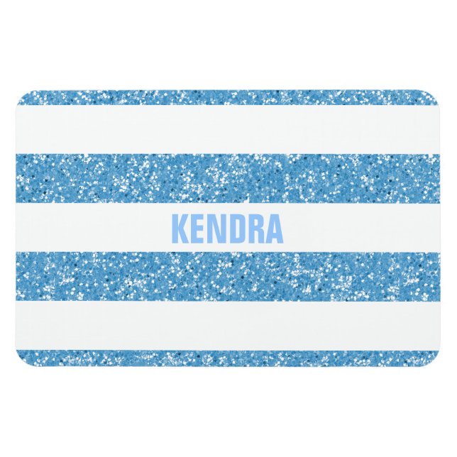 Gnistra Glitter Titta på Rand Premium Magnet (Horisontell)